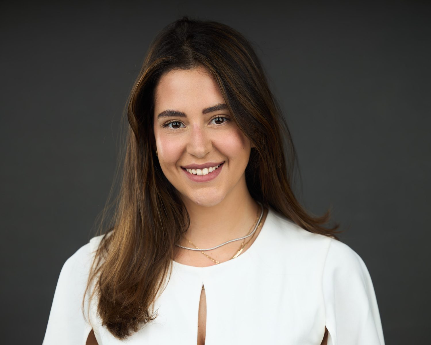 Corporate headshot taken on site at a business conference