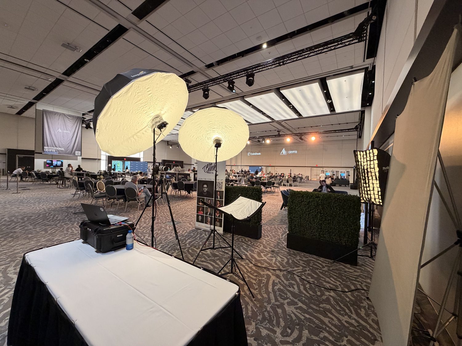 On-location corporate headshot