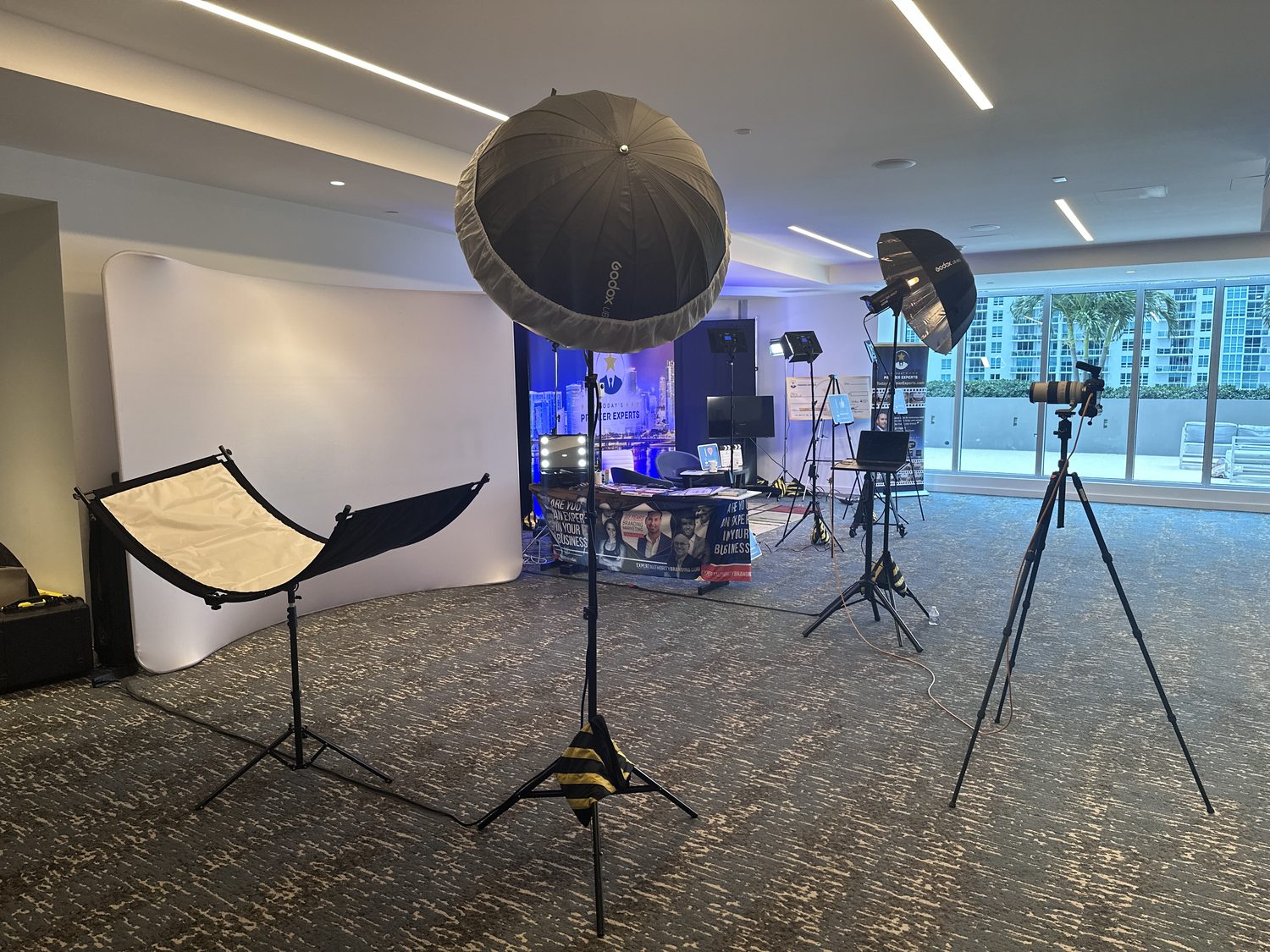 Behind the scenes