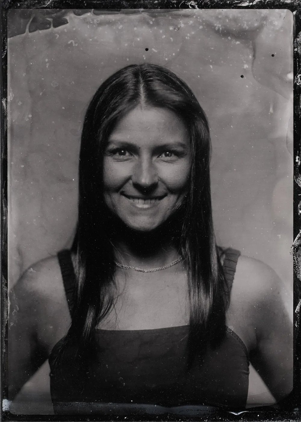 Wet plate collodion portrait of a woman